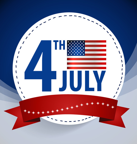 Happy independence day card United States of America. American F - Vektori, kuva