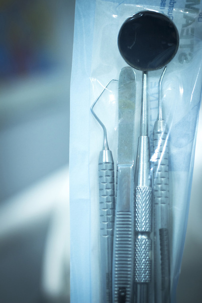 Fogászati műszerek fogorvos tisztító eszköz denstists műtét c - Fotó, kép