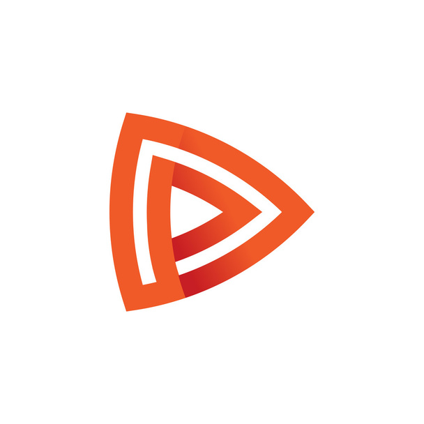 Play Dreieck-Taste Logo - Vektor, Bild