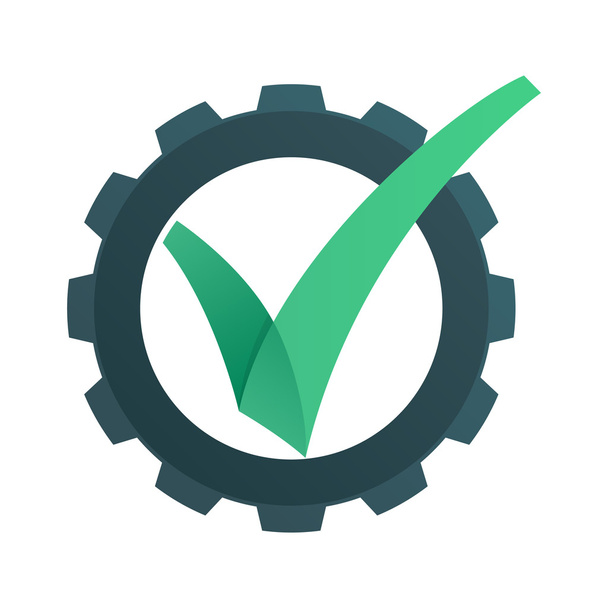 Eco gear logo - Vector, Image