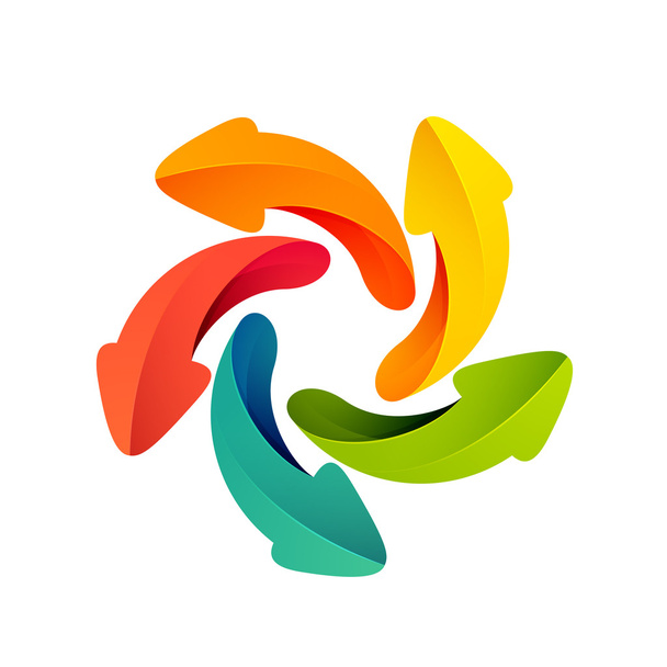 Recycle symbol of arrows refresh - Vector, Image