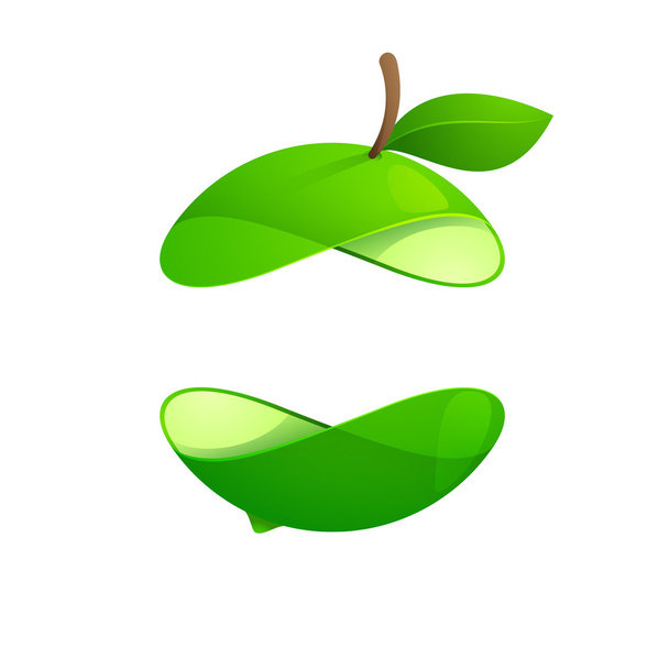 Lime fruit sphere - Vector, Image