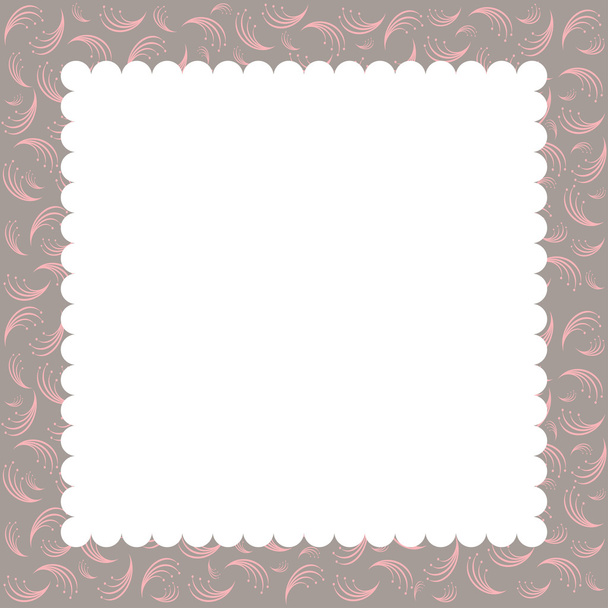 Vector greeting card template.  - Vector, Image