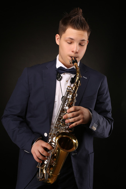 Saxophonist - Fotoğraf, Görsel