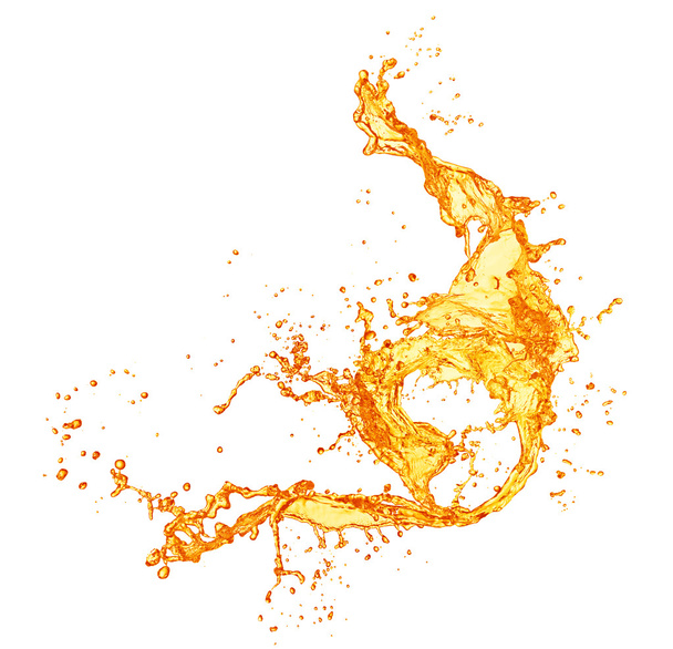 Orange juice splash - Valokuva, kuva