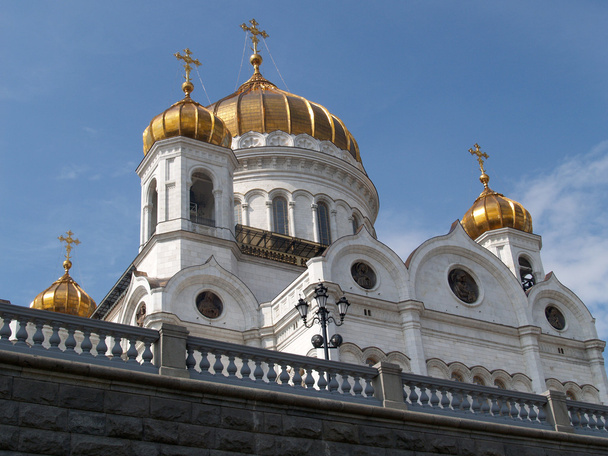 Moskou. een tempel van de Christus van de Verlosser, de onderste weergave - Foto, afbeelding