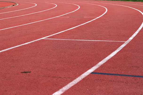 Running track for in the stadium. - Photo, Image