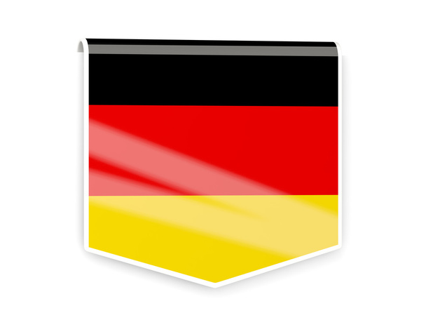 Flag label of germany - Photo, Image