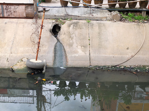 afvalwater in de hoofdstad - Foto, afbeelding