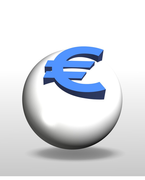 3d euro symbol - Photo, Image