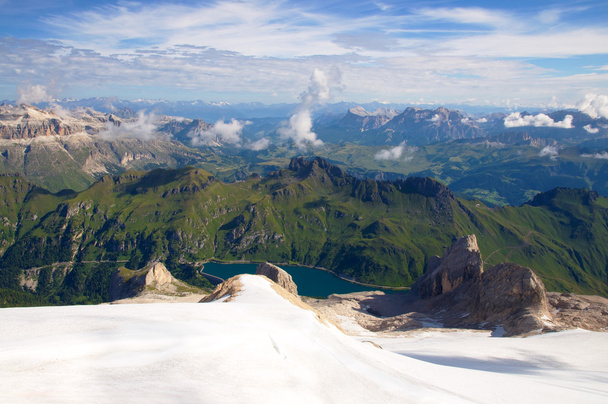 Glacier Marmolada, Dolomites, Alpes, Italie
 - Photo, image