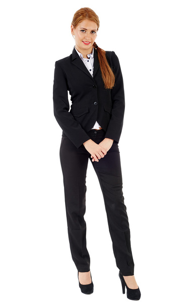young businesswoman standing - Foto, afbeelding