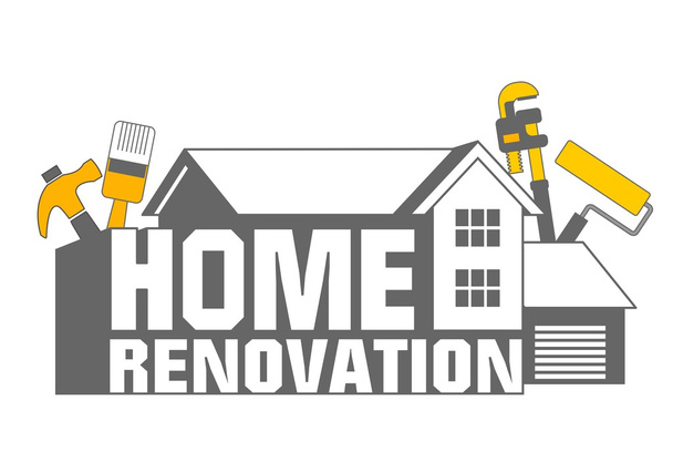Home renovatie pictogram - Foto, afbeelding