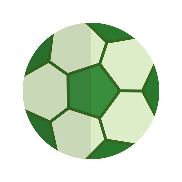Voetbal bal pictogram - Vector, afbeelding