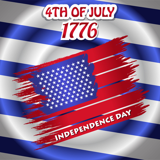 American Independence Day - Wektor, obraz