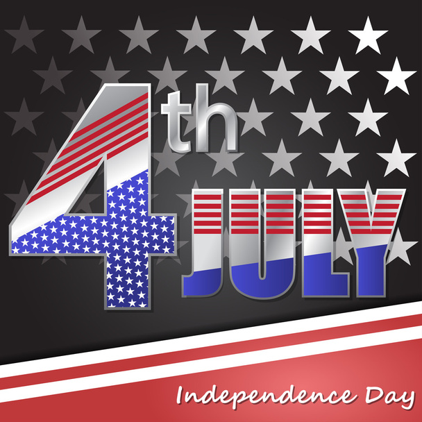 American Independence Day - Vector, Imagen
