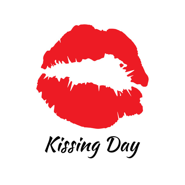 Kissing Day - Vector, Image