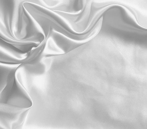 White silk or satin cloth - Фото, зображення