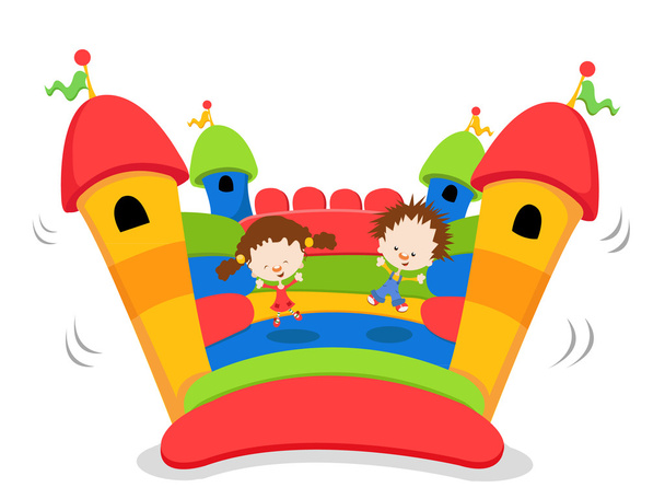 Jumping Castle - Vector, Image