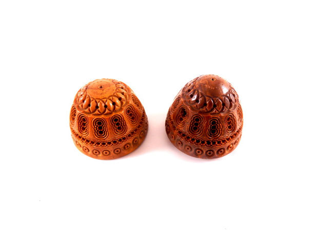 Antique Carved Coquilla Nut - Foto, afbeelding