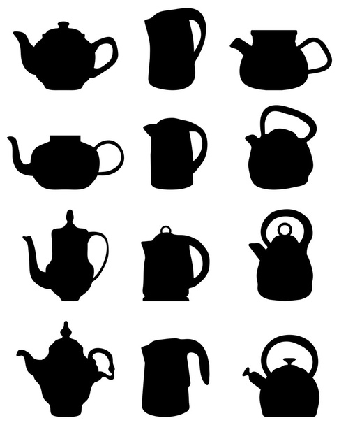 teapots - Vector, Image