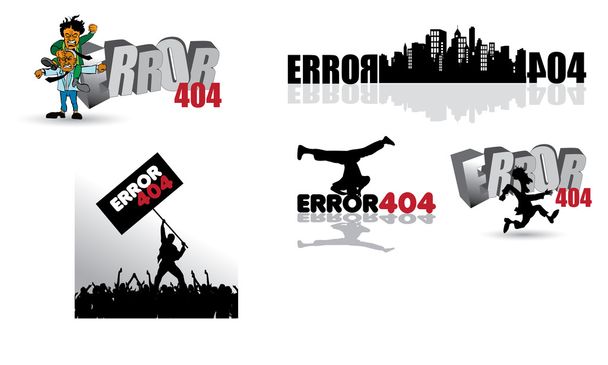 404 Stránka nebyla nalezena - Vektor, obrázek
