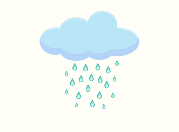 Regenwolke - Vektor, Bild