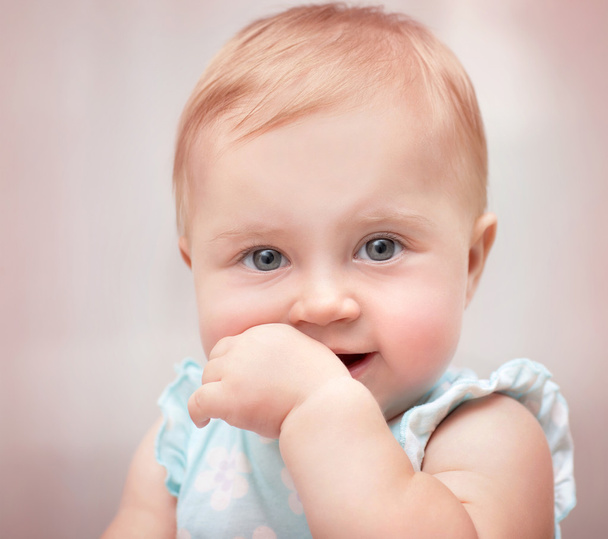 Cute baby portrait - Foto, afbeelding