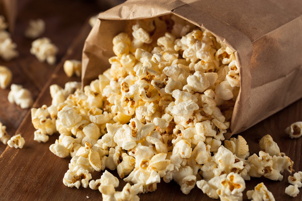 Homemade Kettle Corn Popcorn - Fotoğraf, Görsel