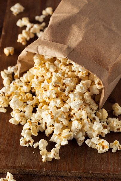 Homemade Kettle Corn Popcorn - Zdjęcie, obraz