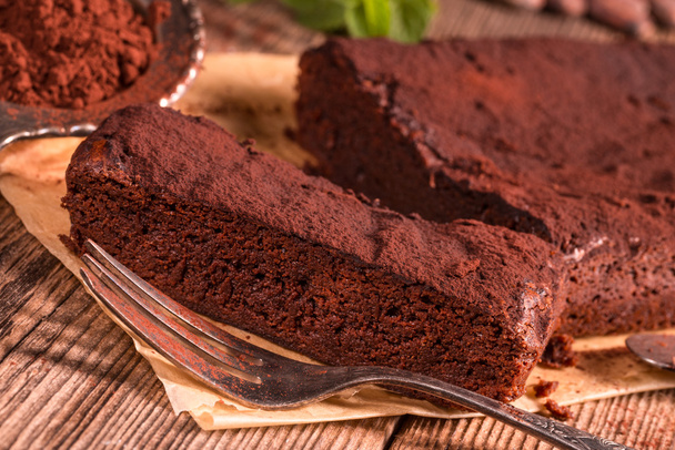 Homemade chocolate brownie - Zdjęcie, obraz