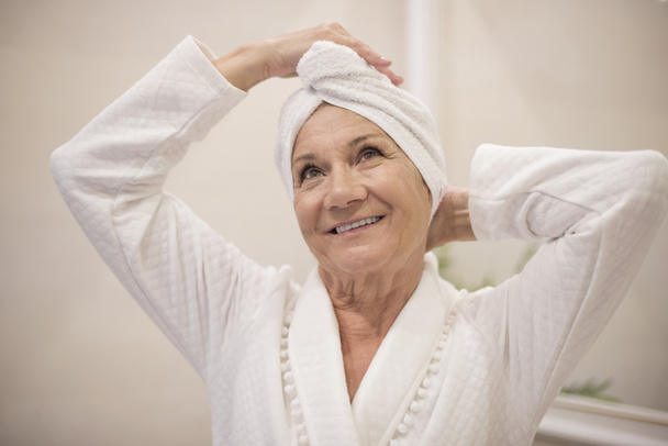 mature woman  after Spa - Photo, Image