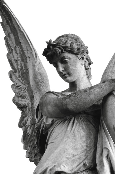 escultura de un ángel (aislado
) - Foto, Imagen