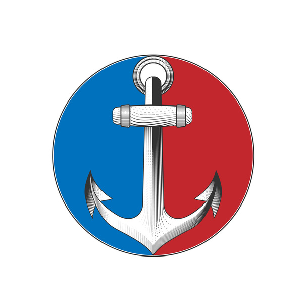 anchor emblem - Vector, Image