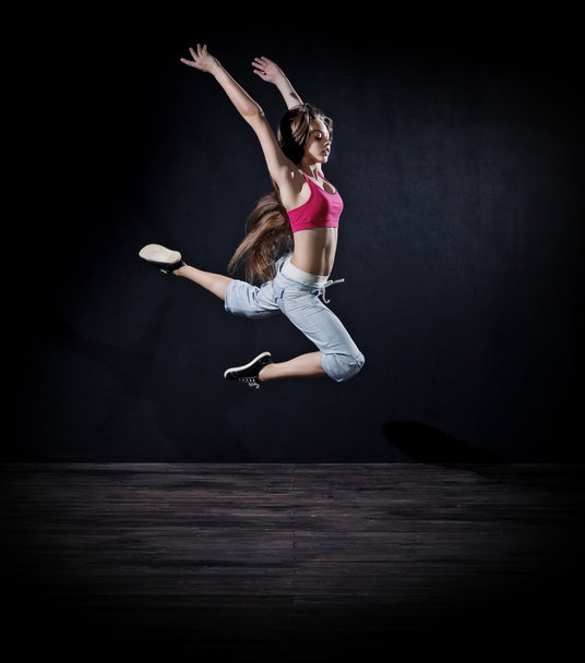 Girl modern dancer (dark version) - Foto, Bild