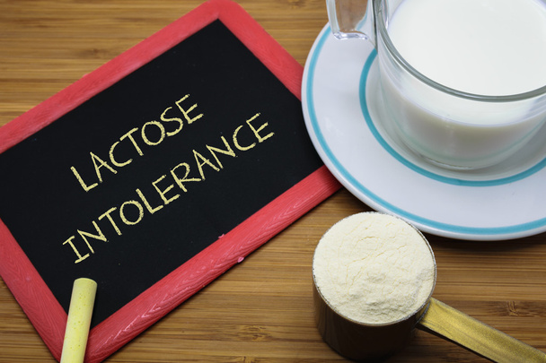 Conceito de Intolerância à Lactose - Foto, Imagem