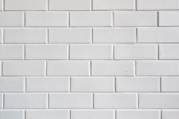 White brick wall with high resolution. - Valokuva, kuva