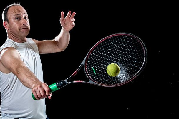 Tennis Action - Foto, Imagen
