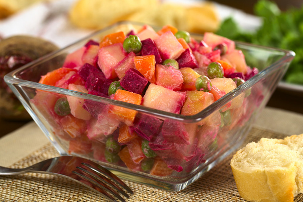 Russische rode bieten salade - Foto, afbeelding