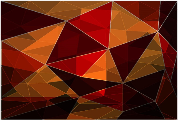 Polygon mosaic background illustration - Foto, afbeelding