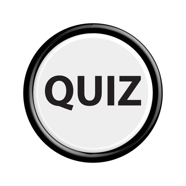 knop quiz - Vector, afbeelding