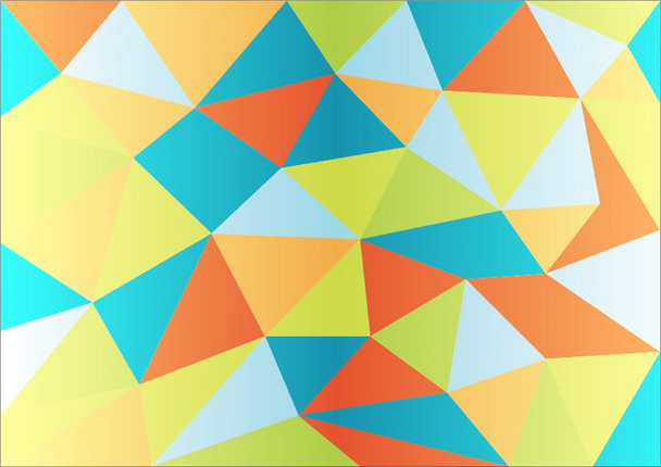 Polygon mosaic background illustration - Φωτογραφία, εικόνα