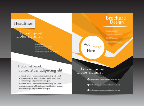 бізнес абстрактних брошуру
 - Вектор, зображення
