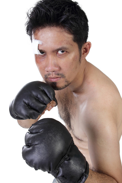 postura de boxe
 - Foto, Imagem