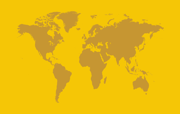 Горячее лето на векторной карте мира
 - Вектор,изображение