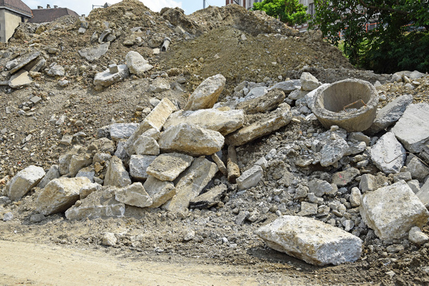 Concrete materials at the construction site - Photo, Image