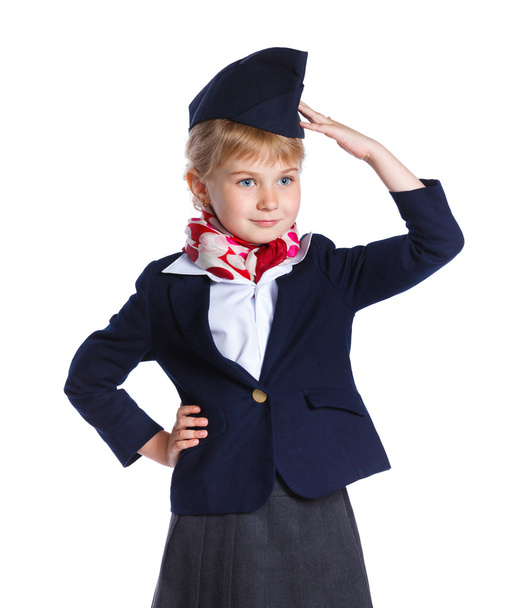 Little stewardess - Foto, Imagen