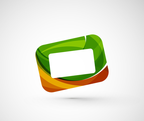 Абстрактна геометрична рамка логотипу компанії
 - Вектор, зображення