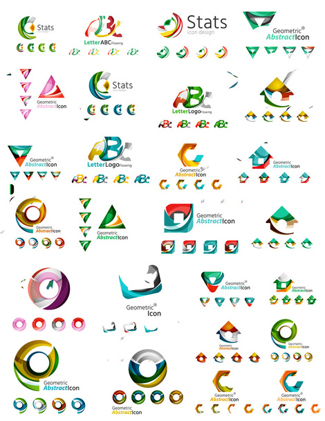 abstract business emblems - Вектор, зображення