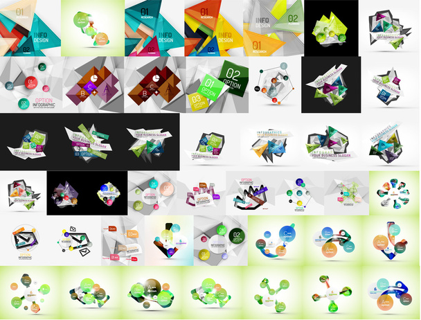 Geometric banners, templates, - Vector, Image